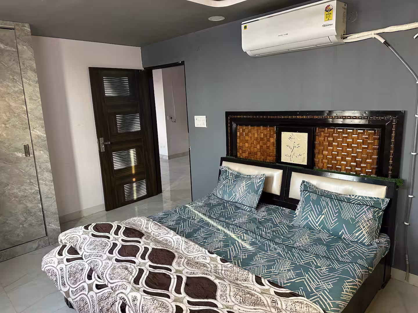 Spacious 4BHK Flat in Central Jaipur | 10 Guests Bedroom 1 photo 1